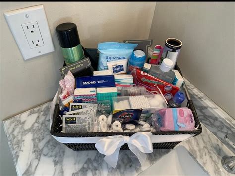 Bathroom Bundle Wedding Bathroom Basket Toiletries Basket Etsy