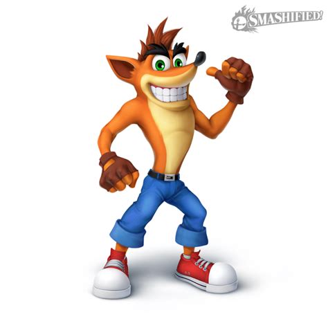 Crash Bandicoot Smashified Transparent Crash Bandicoot Bandicoot