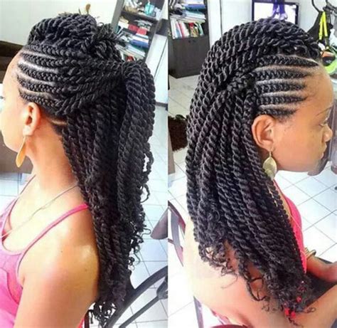 51 Kinky Twist Braids Hairstyles With Pictures Chit Chatan
