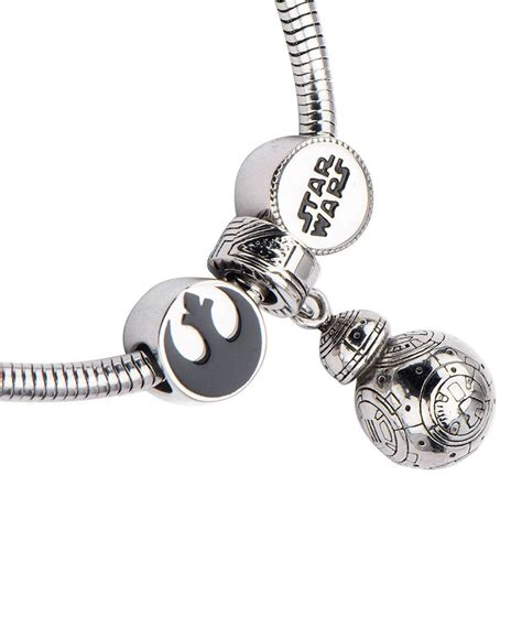 Star Wars Bb 8 Charm Bracelet Geek Jewelry Pandora Star Pandora Jewelry
