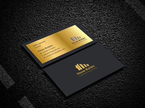 Design Modern Luxury Unique Business Card And Visiting Card By Dilshad