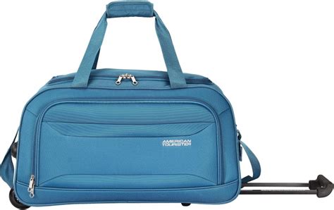 American Tourister Camp Wheel Duffle 57cm Teal Duffel With