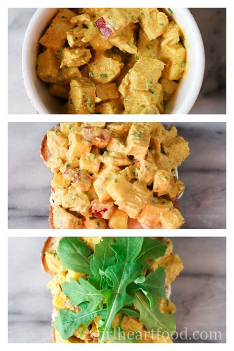 Never thaw chicken on the countertop. Curry Chicken Salad with Apple | Girl Heart Food