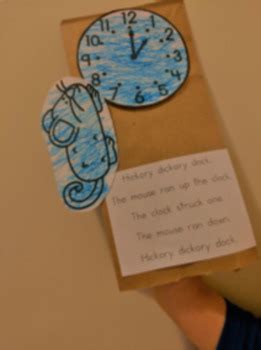 Hickory Dickory Dock Craft by Gwen Jellerson | Teachers Pay Teachers