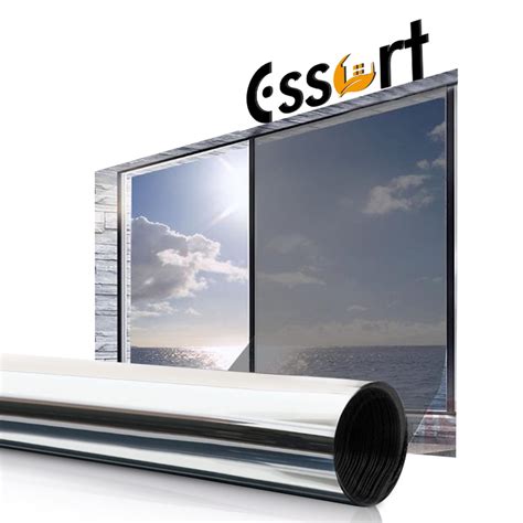 Essort Window Privacy Film One Way Mirror Window Film Anti Uv Window