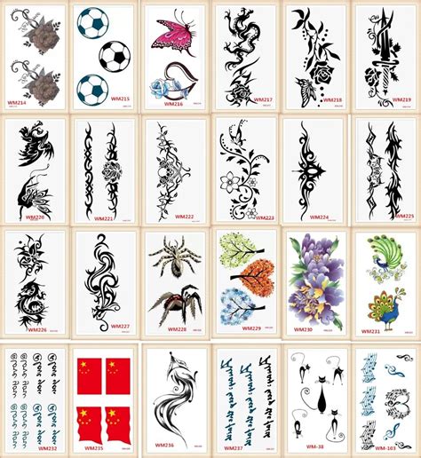 20 Models Lot Tattoo Sex Products Temporary Tattoo For Man And Woman Waterproof Stickers Wsh214