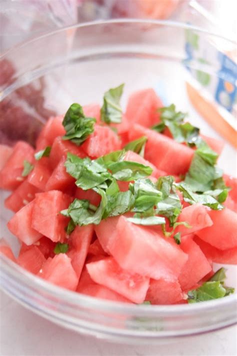Easy Watermelon Salad Recipe With Basil