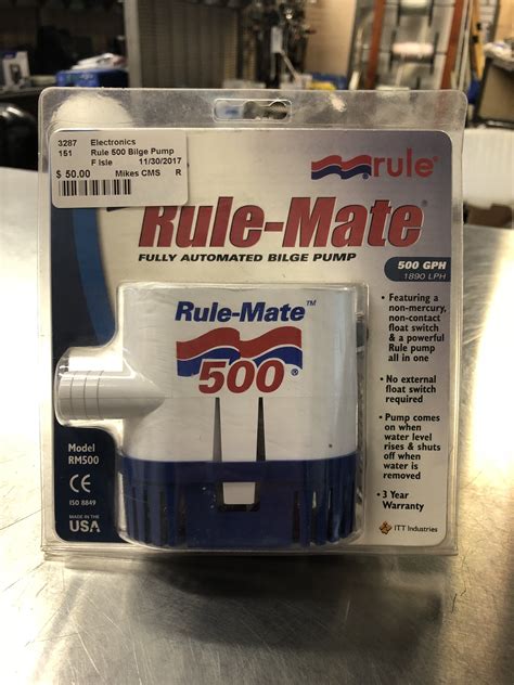 Rule Mate Fully Automated Bilge Pump 500 GPH
