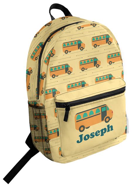 Custom School Bus Student Backpack Personalized Youcustomizeit