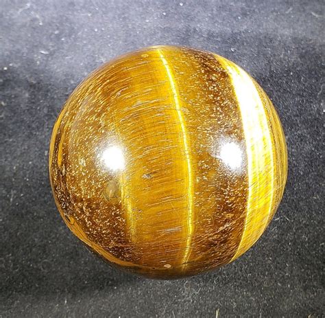 LARGE TIGER EYE Sphere Natural Stone Hand Carved Gemstone Etsy