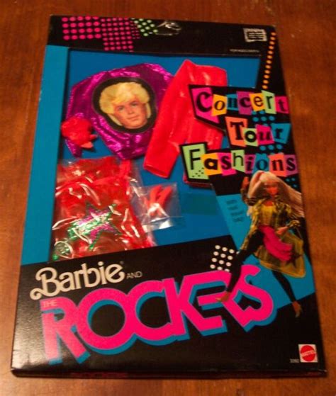 Vintage Barbie And The Rockers 1986 Concert Tour Fashions Outfit In Box