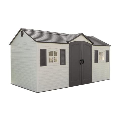 Side Entry 15 Ft W X 8 Ft D Plastic Storage Shed Storage Shed Kits
