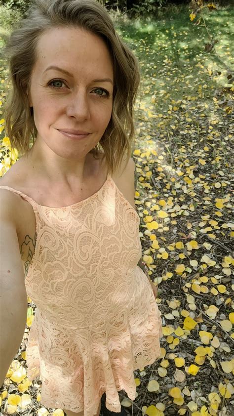taking advantage of the pretty leaves r sundresses