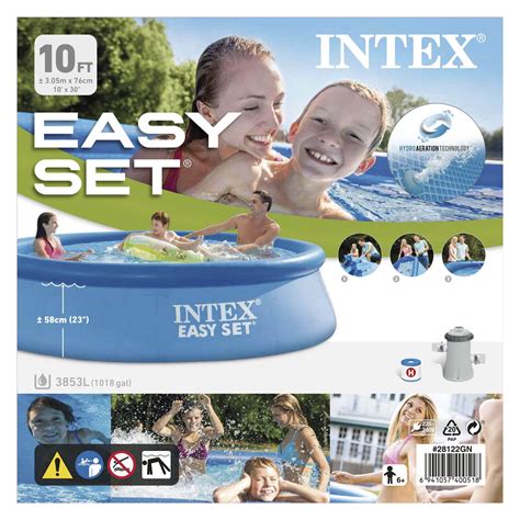 Intex Easy Set 305x76cm 6 Met Filterpomp 28122gn B Toys Keerbergen