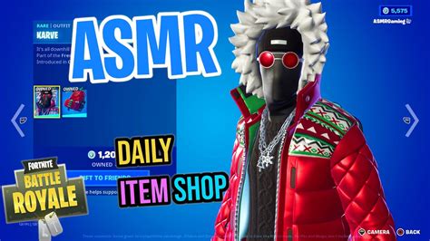 Asmr Fortnite Rare Karve Skin Is Back Daily Item Shop 🎮 Relaxing