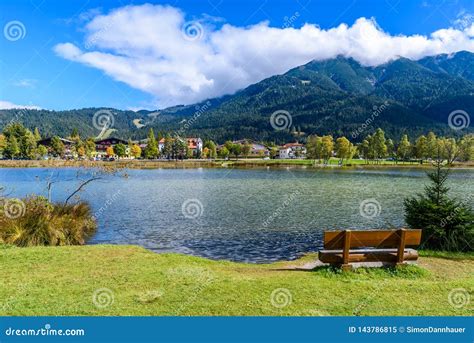 Lake Wildsee At Seefeld In Tirol Austria Europe Stock Image Image
