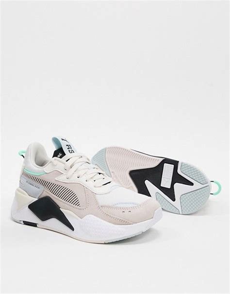 Puma Rs X3 Plastech Trainers In Pink Asos In 2020 Pink Puma