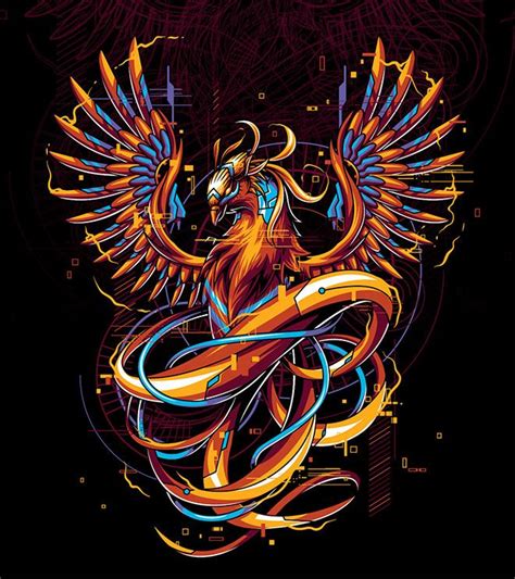 45 Magnificent Art And Illustrations Of Mythical Creatures Phoenix