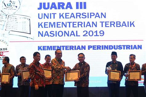 Kemenperin Raih Juara Ketiga Unit Kearsipan Kementerian Terbaik