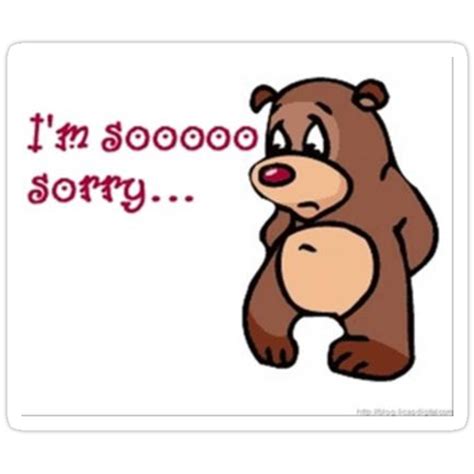 I Am So Sorry Stickers By Singerevita Redbubble