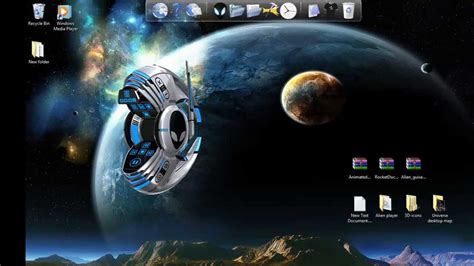 Windows 7 Theme How To Install Animated 3d Icons For Rocketdock On Pc Desktop Youtube
