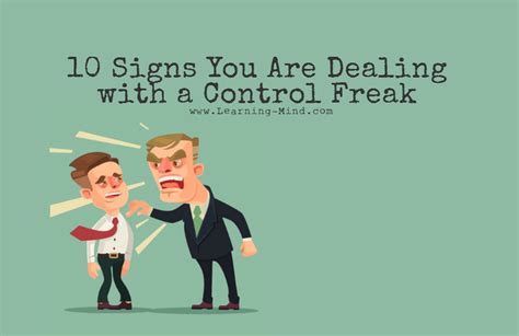 10 Signs You Are Dealing With A Control Freak Learning Mind