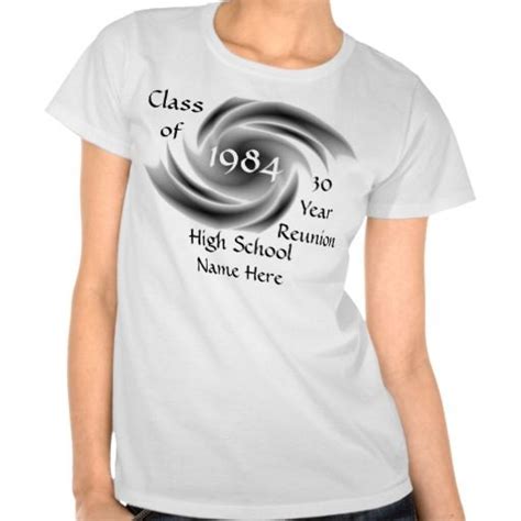 Class Reunion 30 Year Customizable White Tee Shirt Design From Tshirts