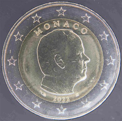 Monaco 2 Euro 2022 Pieces Eurotv Le Catalogue En Ligne Des Monnaies
