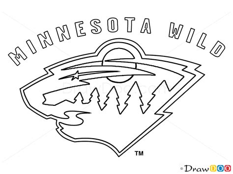 How To Draw Minnesota Wild Hockey Logos How To Draw Drawing Ideas