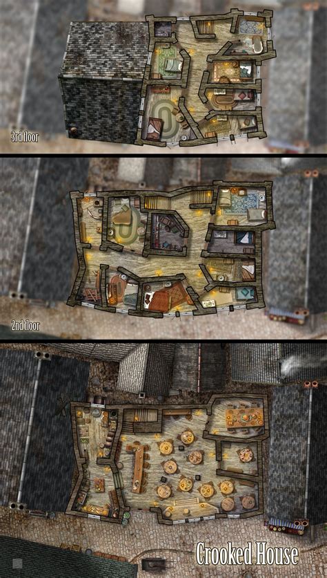 Crooked House By Hero339 On Deviantart Tabletop Rpg Maps Fantasy Map