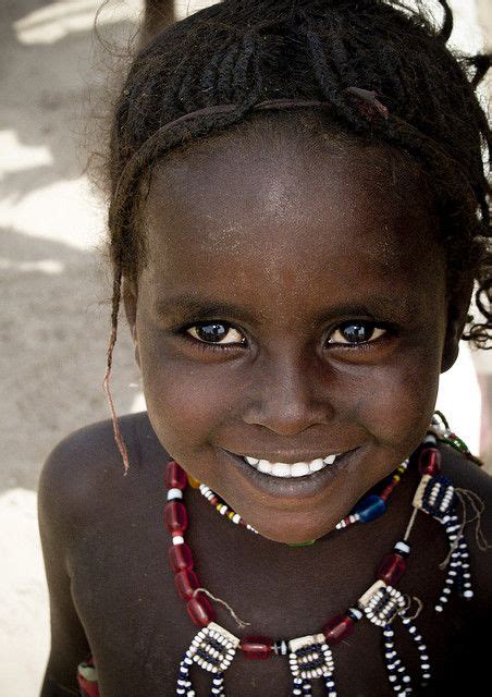 Young Afar Girl Smiling Ethiopia Beautiful Children Beautiful
