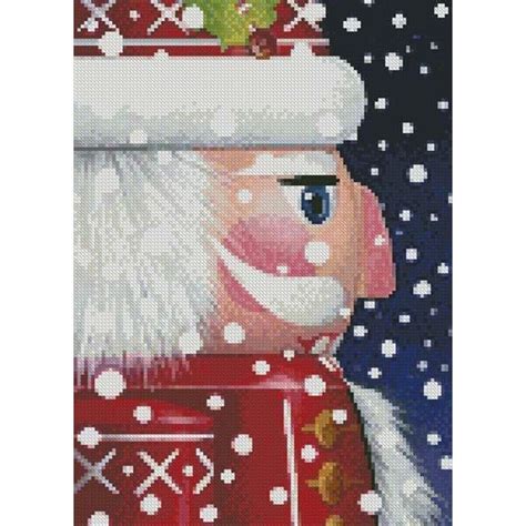 artecy cross stitch santa nutcracker mini 14239 lb cross stitch chart hard copy jk s cross