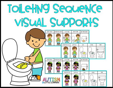 Free Toileting Sequence Autism Little Learners
