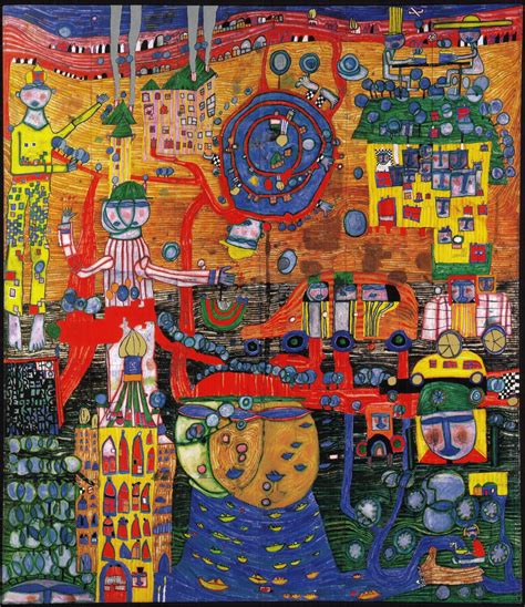 Hundertwasser Arte Arte Pintura Arte Contemporaneo