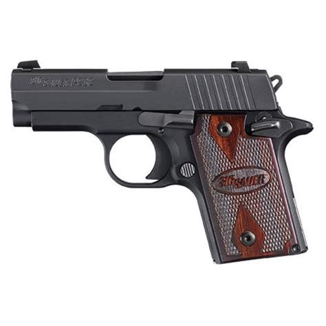 Sig Sauer P938 Rosewood Semi Automatic 9mm 6 Round Capacity 642598