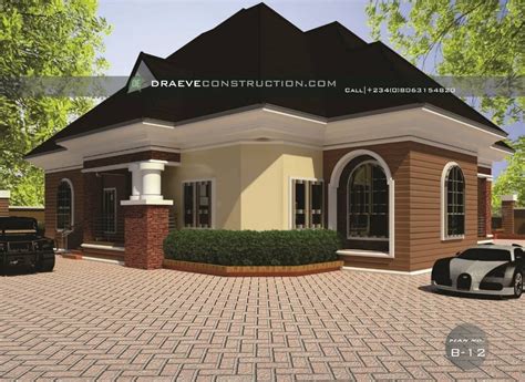 Bedroom Bungalow Houseplan Preview Nigerian House Plans