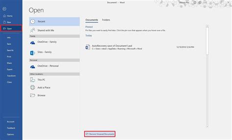 How To Recover Unsaved Documents In Office Windows Central