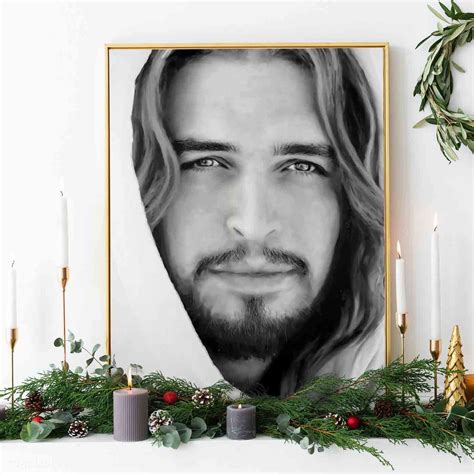 Jesus Christ Portrait Print By Adora Project Made New Poster By