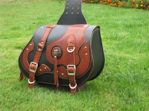 Motorcycle Saddle Bags Side Bags Genuine Leather Motorcycle Etsy