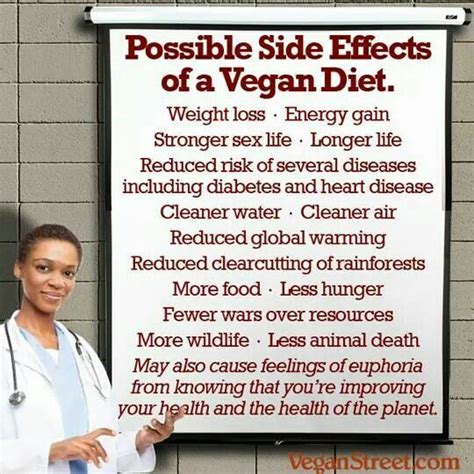 The Side Effects Of A Vegan Diet Vegan Facts Vegan Diet Going Vegan
