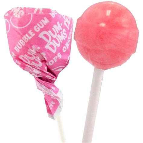 Dum Dums Bubble Gum 75 Count Bag Economy Candy