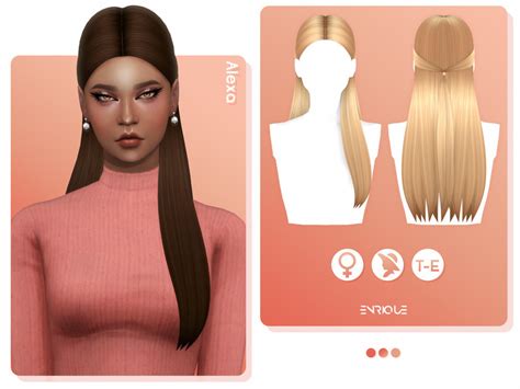 The Sims Resource Enriques4 Alexa Hairstyle