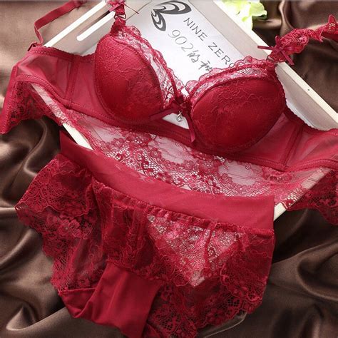 3colors lady cute sexy underwear lace embroidery bra sets with panties hot sale in bra and brief