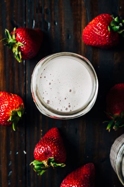 Simple homemade almond milk that's creamy, delicious, and entirely customizable! Strawberry Almond Milk | Recipe | Almond milk, Strawberry ...