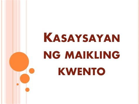 Kasaysayan Ng Maikling Kwento Sa Pilipinas Docx Maikling Kwentong