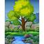 Nature Scene With River In Forest 374057  Download Free Vectors