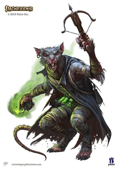 Artstation Character Designs For The Pathfinder Bestiary Second