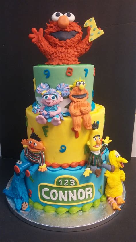 Sesame Street First Birthday Cake Le Bakery Sensual