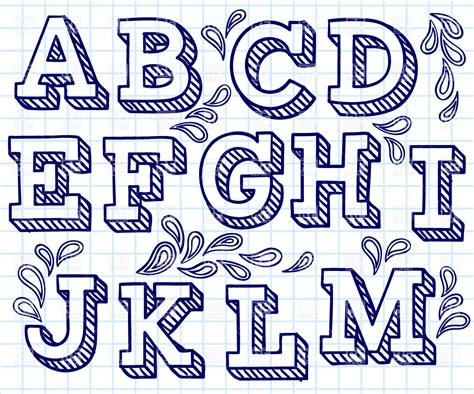 12 Different Fonts Of Letters Images Cool Font Graffiti Alphabet