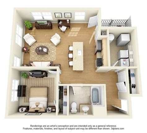 Looking for the best destin condo rentals? 1bed plan | Apartment design, Apartment floor plans, One ...